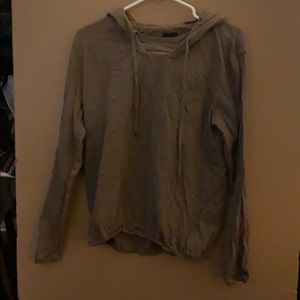 Cute tan long sleeve tshirt hoodie